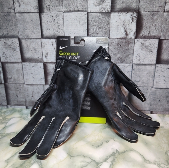 Nike Vapor Knit NFL Promo PRO STOCK Skill Glove Size XXL Football Américain - Picture 6 of 8